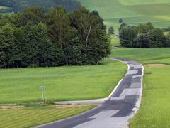 Eine fast neue Straße