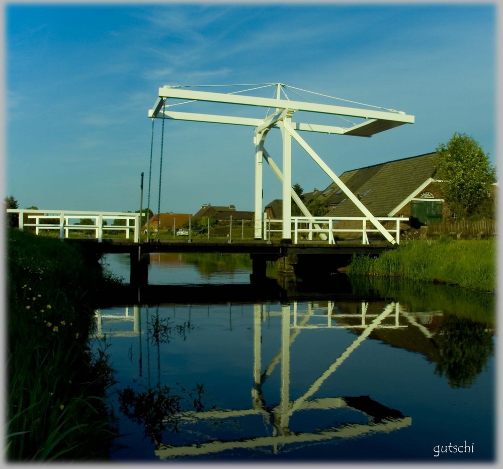 Eine Fehnbrücke