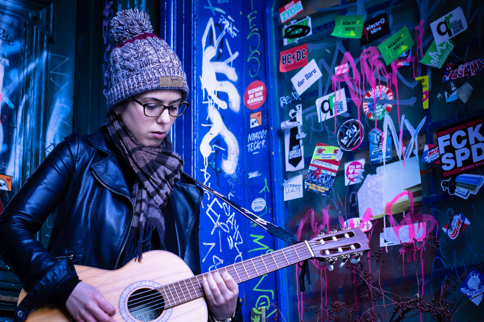 Eine Freundin ....Strassenmusik ....