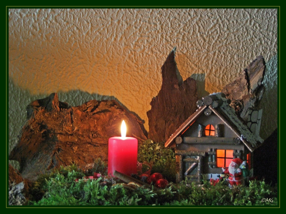 Eine frohe und besinnliche Adventszeit Foto & Bild karten und