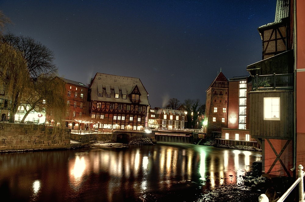 Eine Frostnacht in Lüneburg