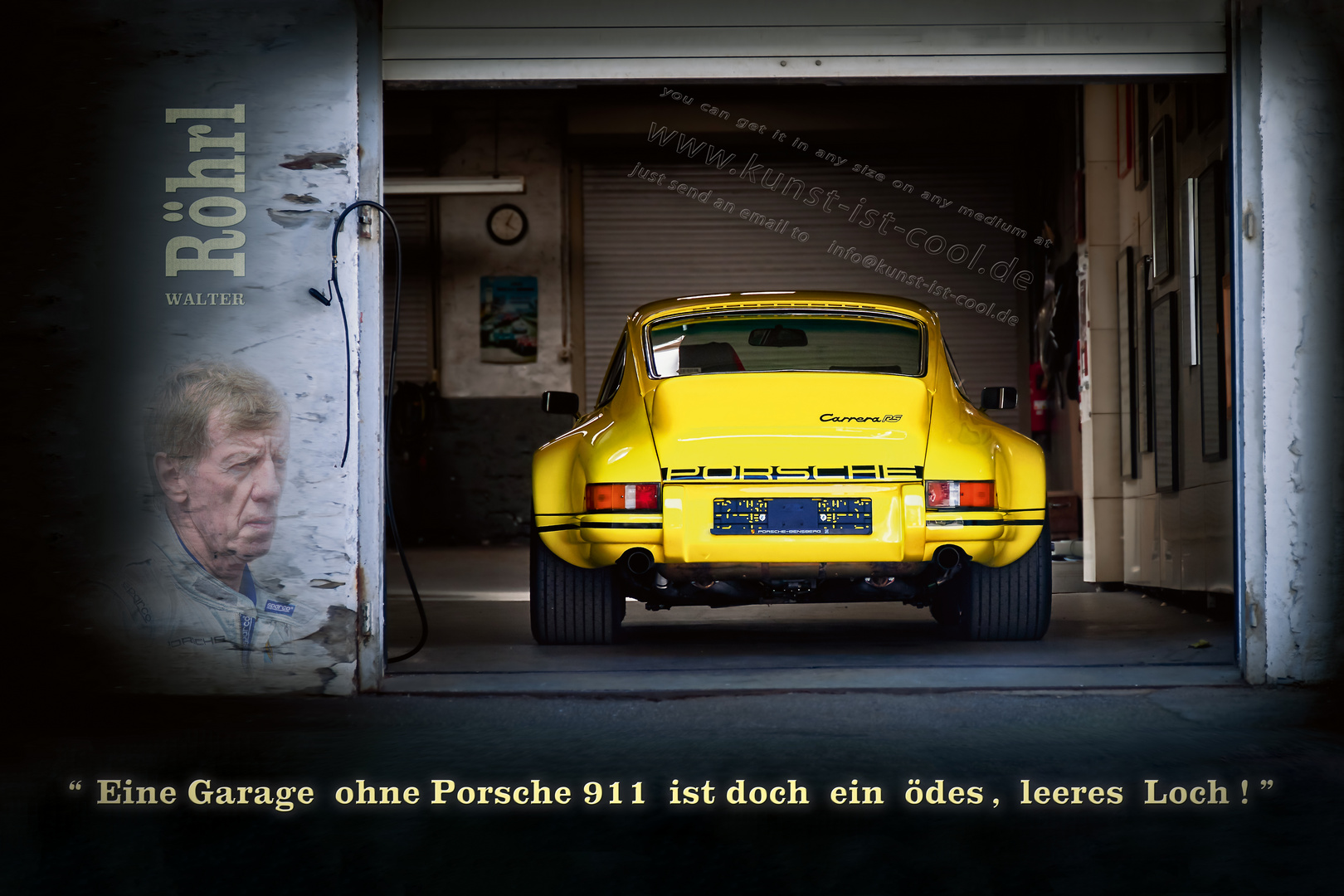 eine Garage ohne Porsche 911