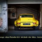 eine Garage ohne Porsche 911