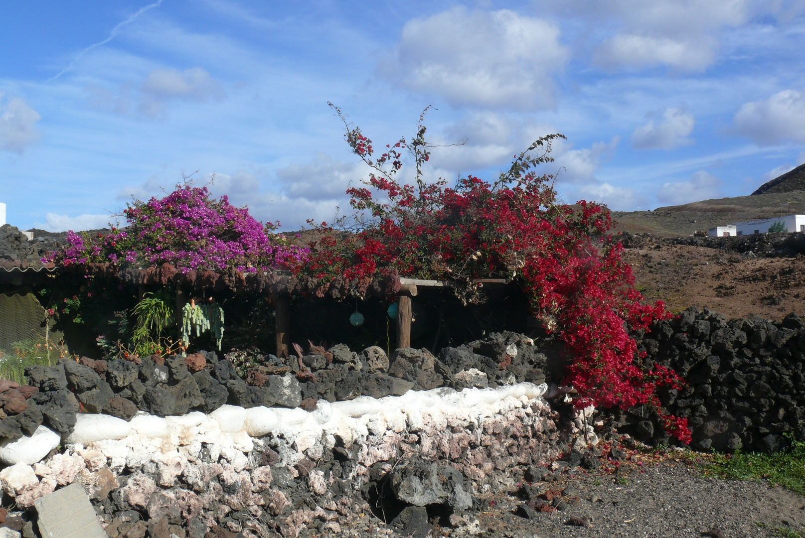 Eine "Gartenlaube" in El Golfo