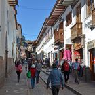 Eine Gasse im Zentrum von Cusco