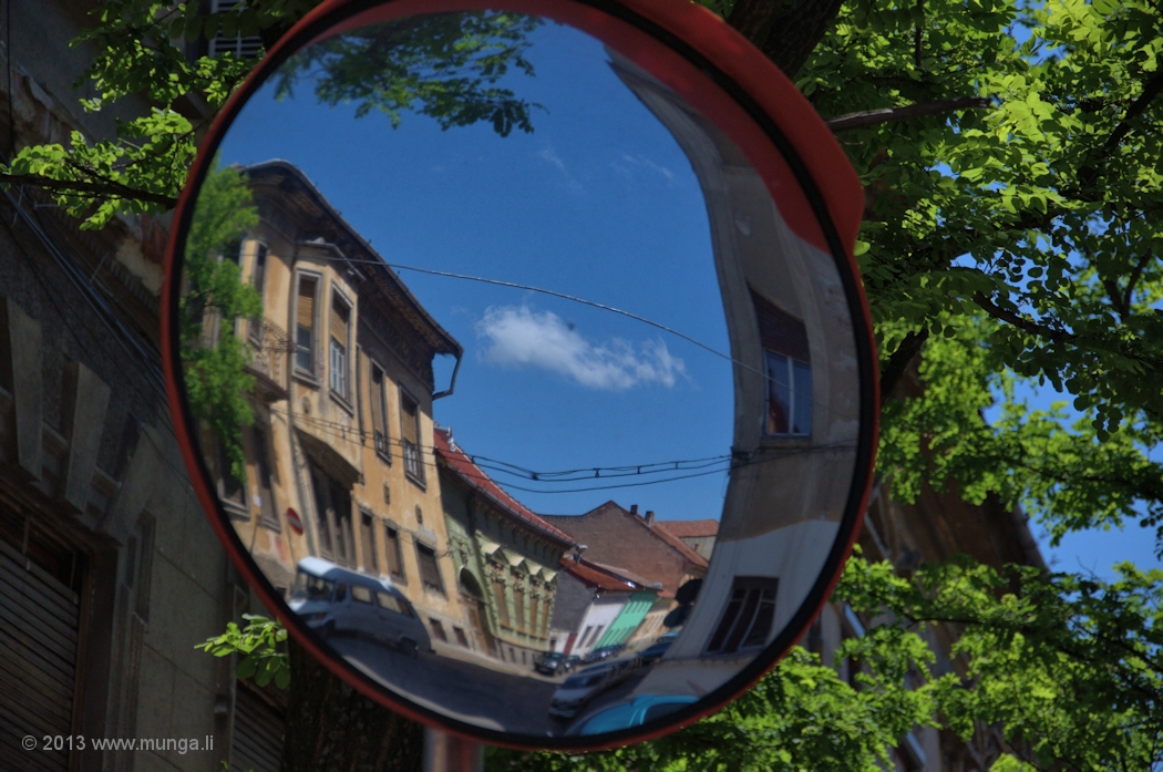 Eine Gasse in Arad