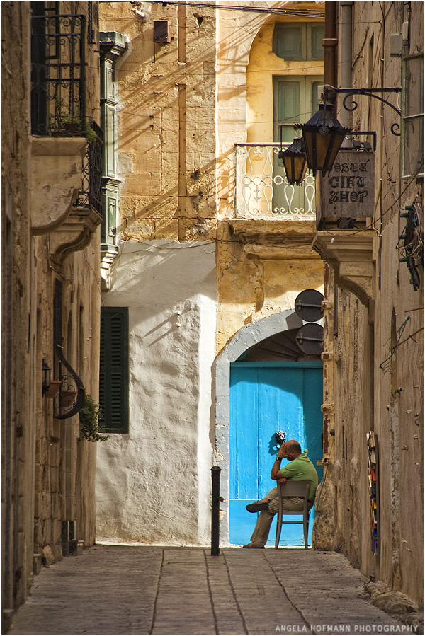 Eine Gasse in Birgu