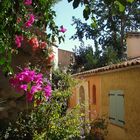 Eine Gasse in Bormes les Mimosas