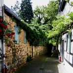 Eine Gasse in Erpel/Rhein