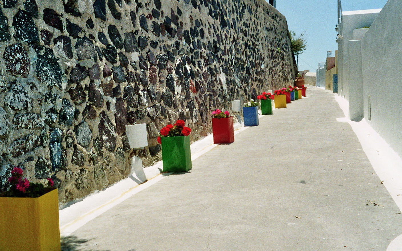 Eine Gasse in Firostefáni