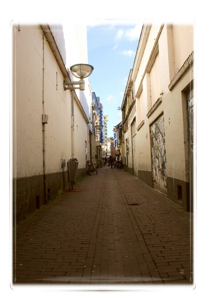 Eine Gasse in Holland