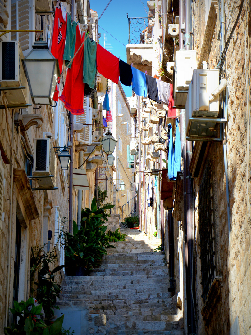 Eine Gasse in Kroation