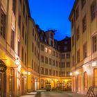 Eine Gasse in Leipzig