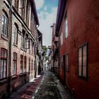 Eine Gasse in Lüneburg