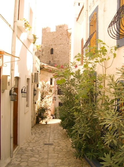 Eine Gasse in Marmaris (Tükei)