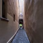 Eine Gasse in Passau