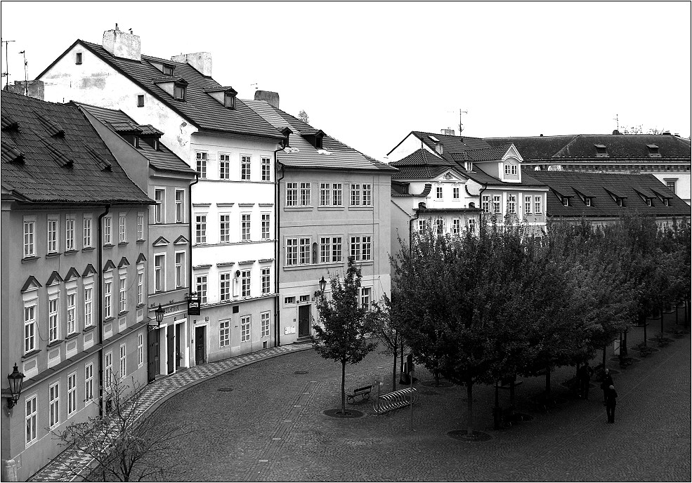 Eine Gasse in Prag