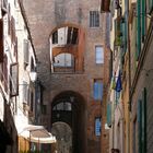 eine Gasse in Siena