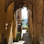 Eine Gasse in Siena