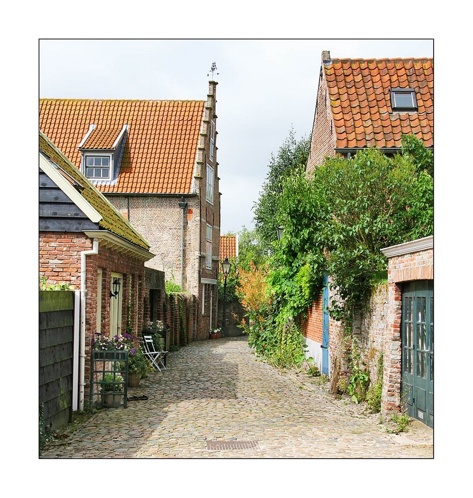 Eine Gasse in Veere!