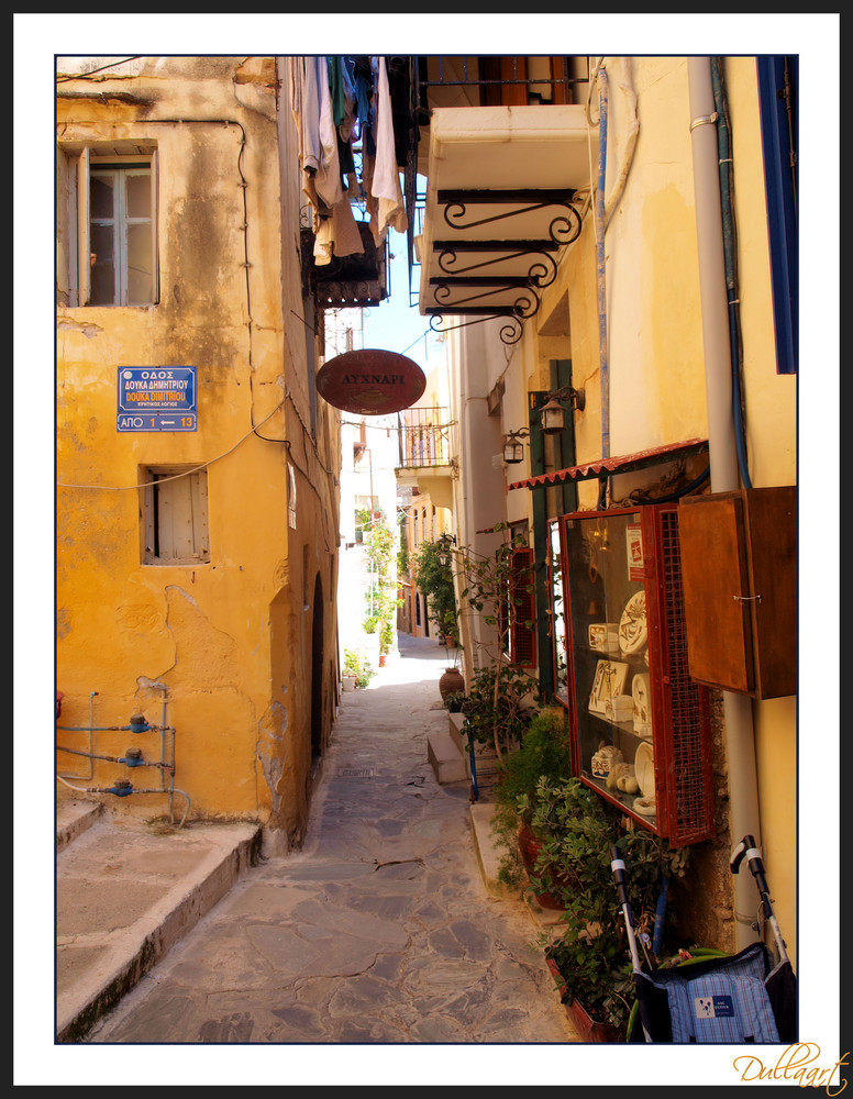 Eine Gasse irgentwo in Chania 2