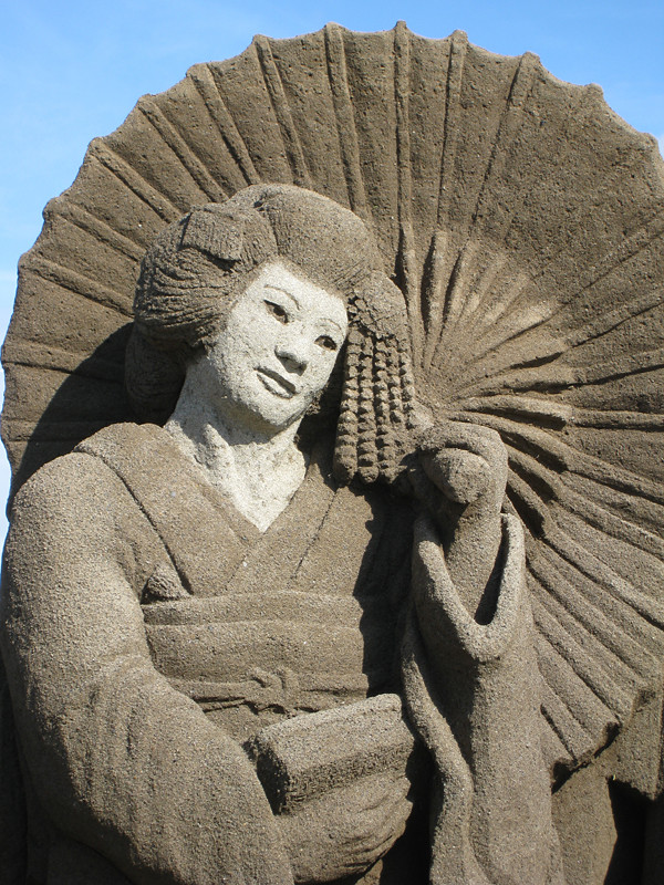 Eine Geisha in Dún Laoghaire