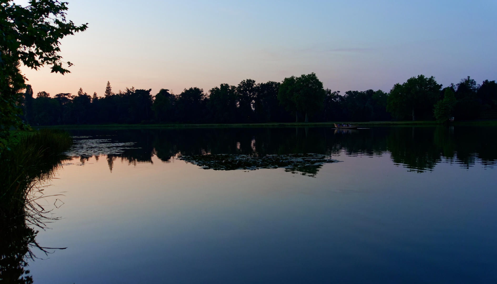 eine Gondel am Abend