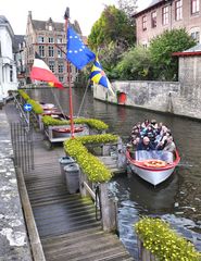 Eine Gracht in Brügge