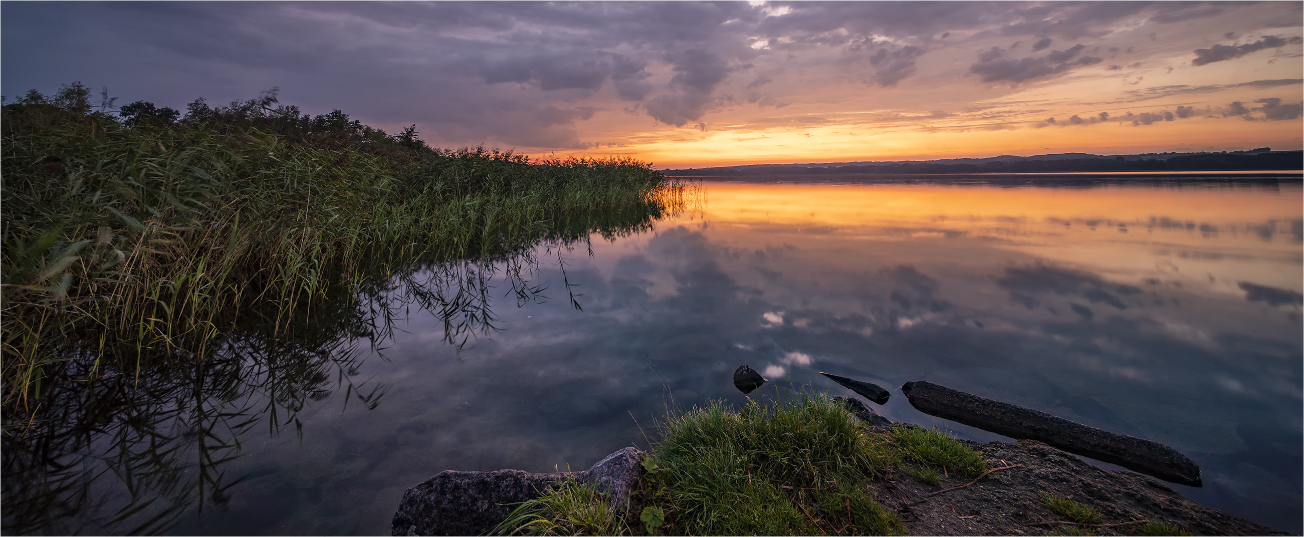 … Eine gute halbe Stunde vor Sonnenaufgang …