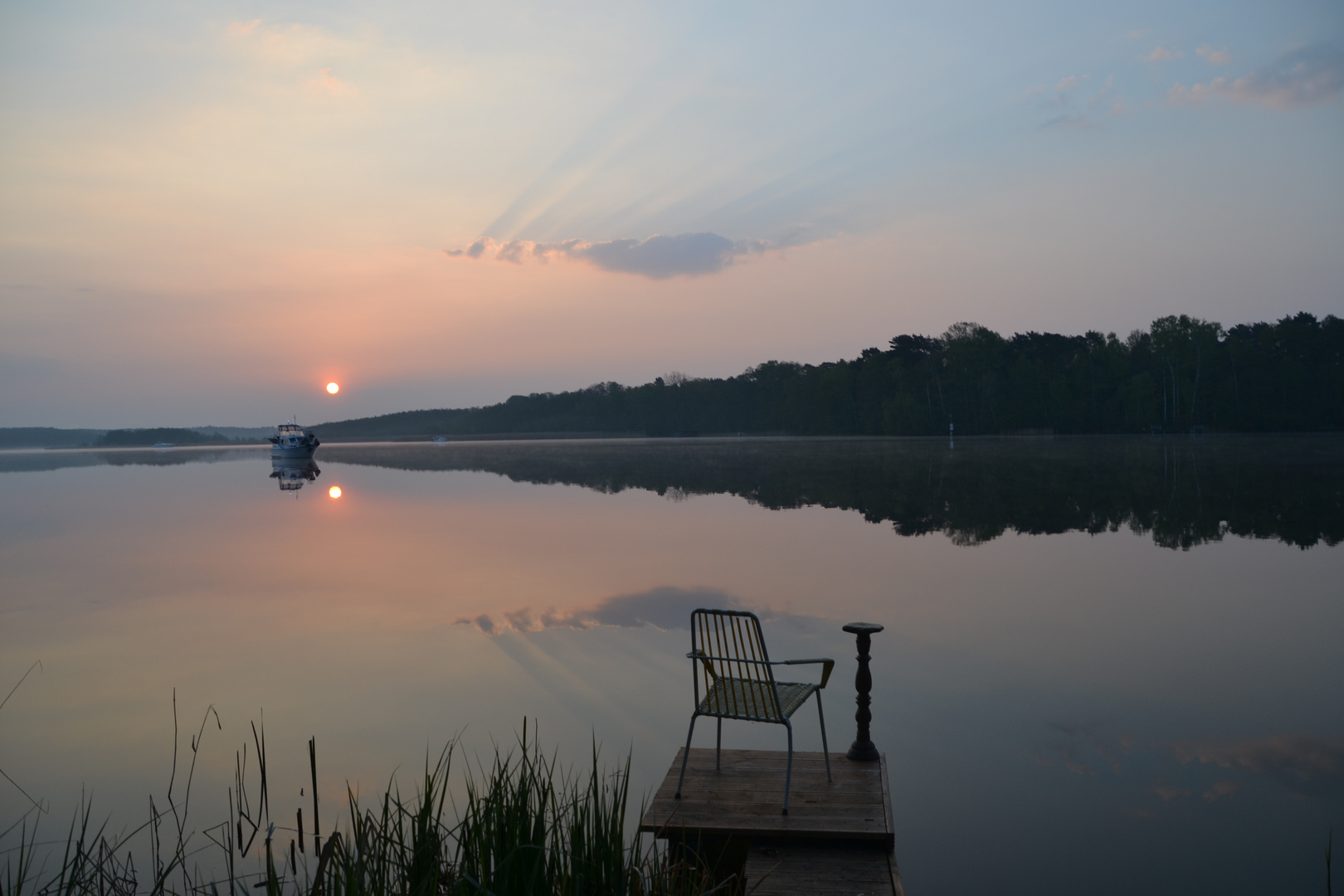 eine halbe stunde nach sonnenaufgang (verschlafen!)