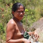 Eine Handlerin auf der Insel Sumba