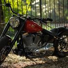 Eine Harley kommt nicht hinter Gitter