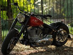 Eine Harley kommt nicht hinter Gitter