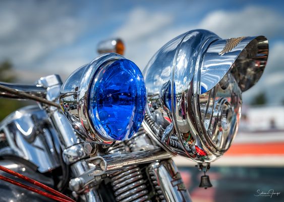 Eine Harley macht blau ;-)