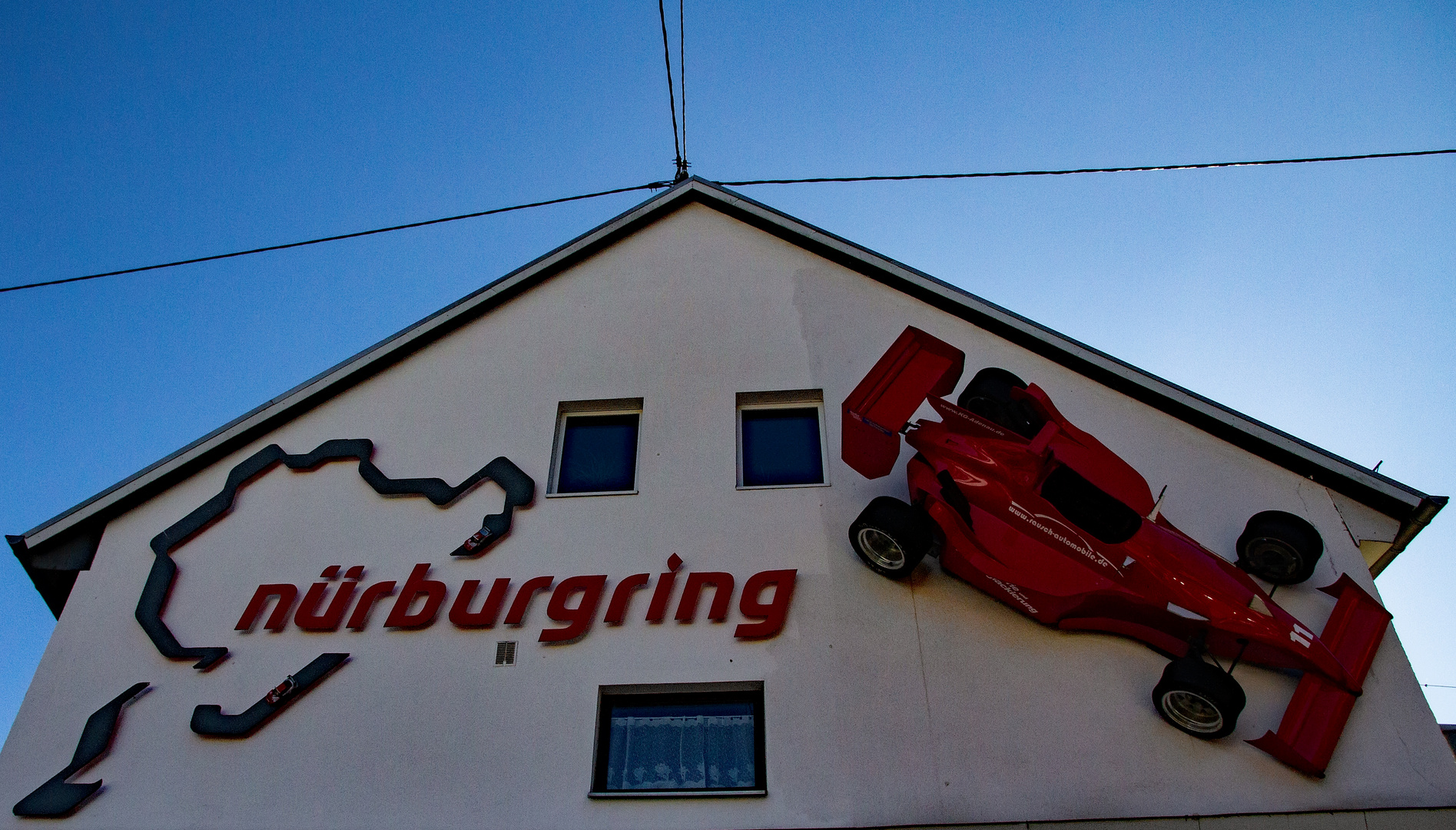 Eine Hausfassade in Adenau