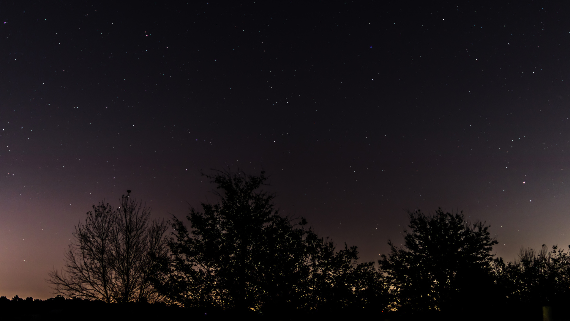 Eine Herbstnacht in Warren County, Kentucky