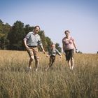 Eine herrlich glückliche Familie