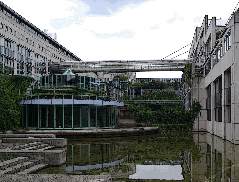 Eine Hinterhof-Oase in Berlin