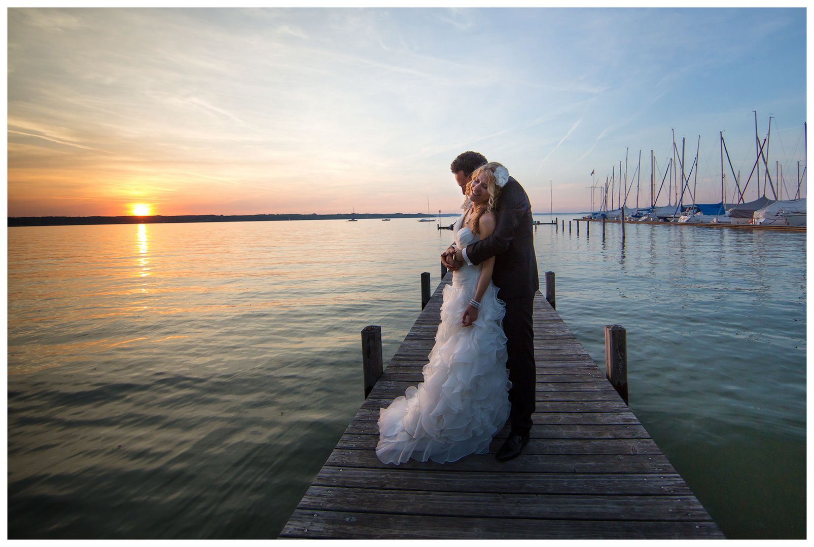 Eine Hochzeit am See