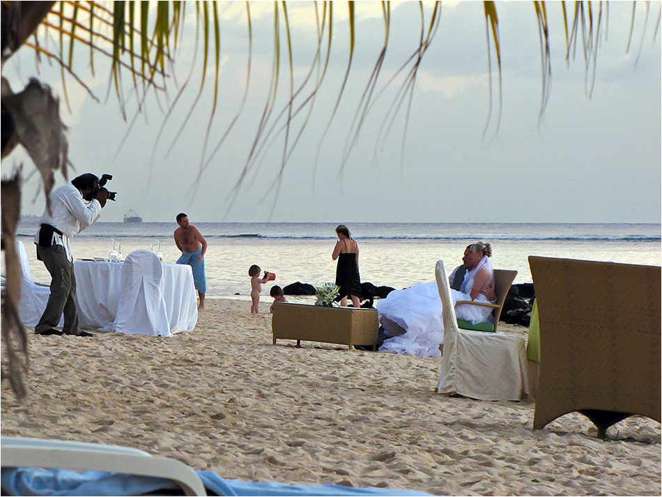 Eine Hochzeit auf Mauritius kann schon sehr romantisch sein ....