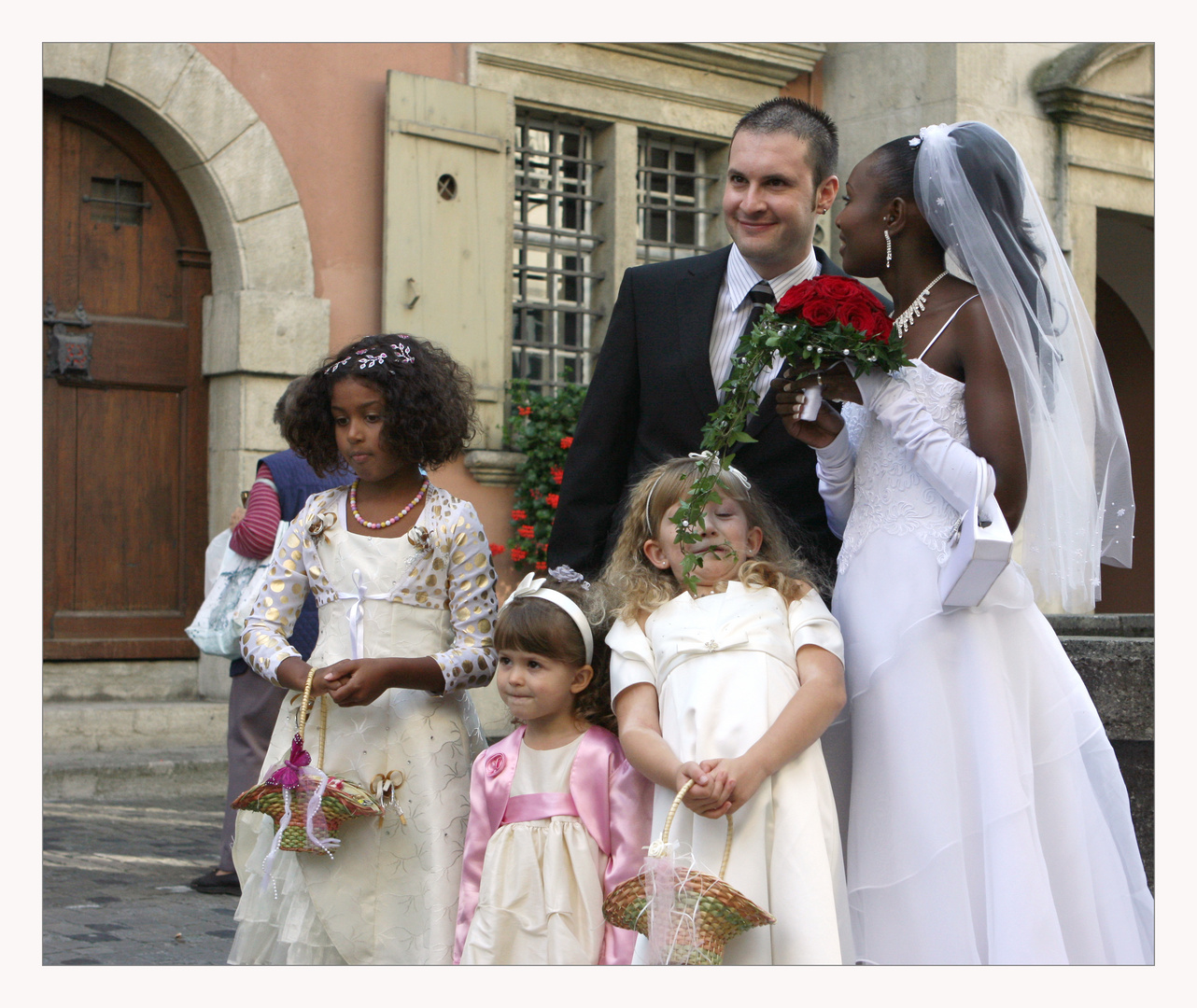 eine Hochzeit... manchmal eine leicht kitzelnde Angelegenheit ;-) !