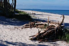 Eine Holz-Burg