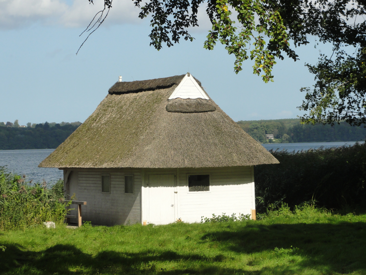 Eine Hütte