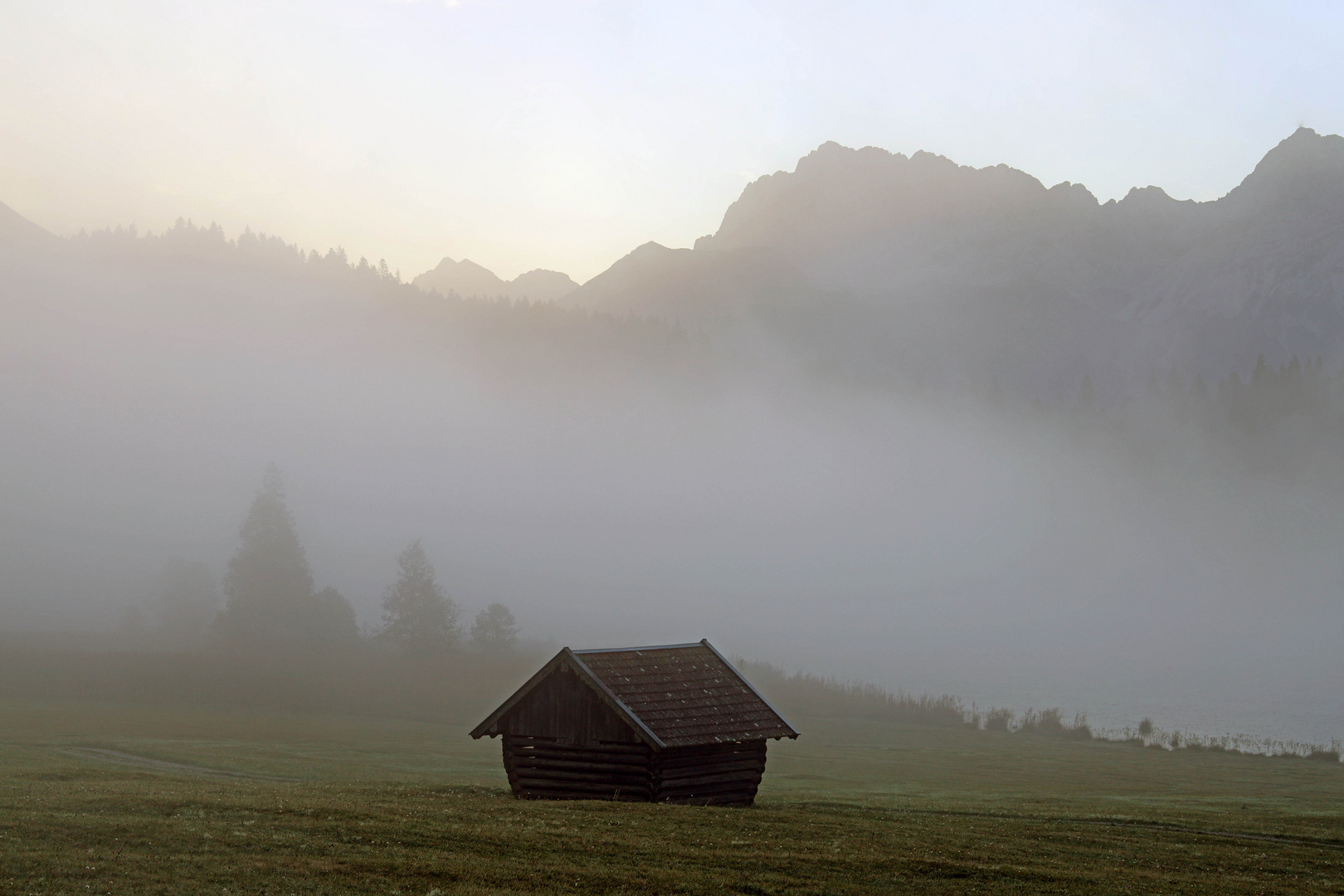 Eine Hütte...