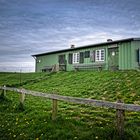 Eine Hütte im Grünen