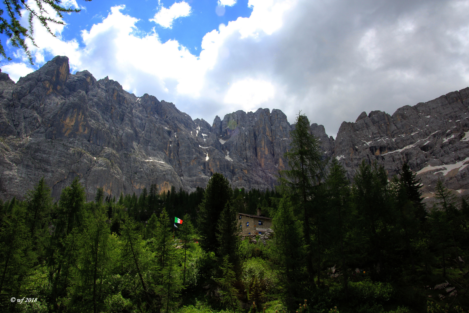 EIne Hütte in Sicht