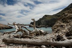 Eine idyllische Badebucht