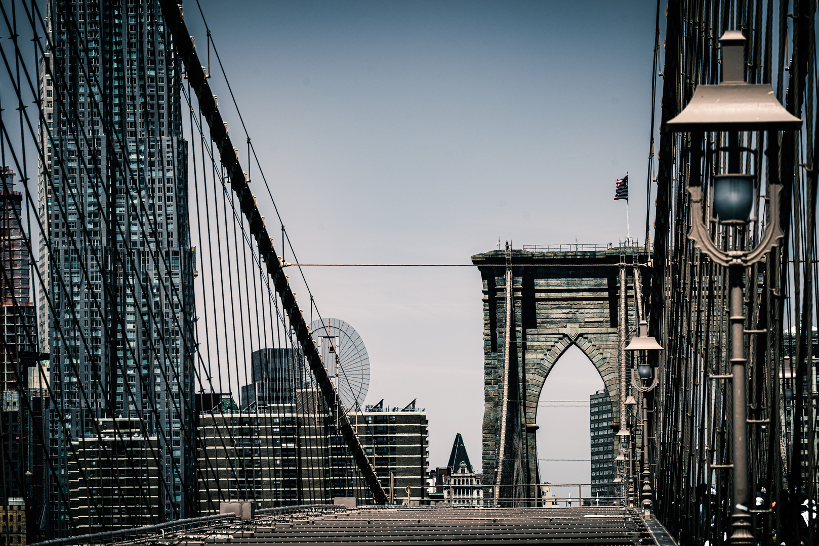 Eine Ikone des amerikanischen Brückenbaus - Brooklyn Bridge