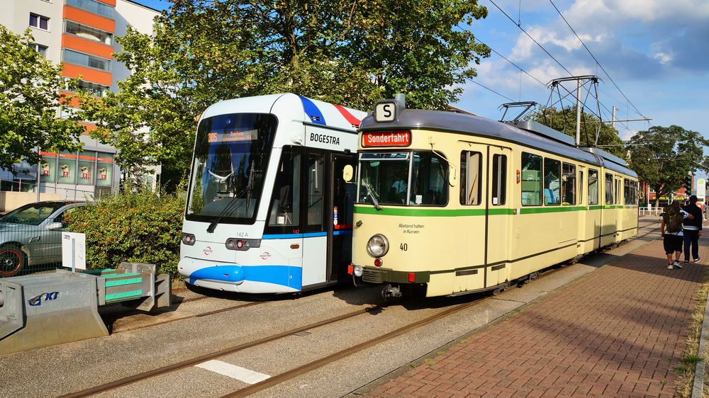 Eine interessante Fahrt mit einer alten Straßenbahn