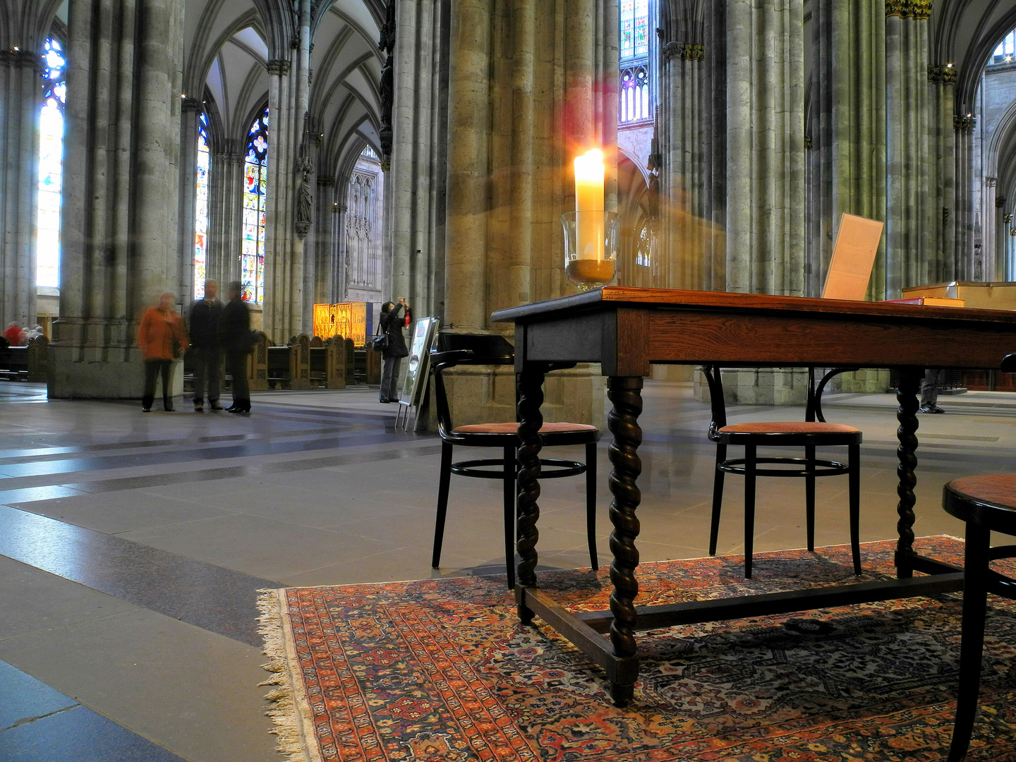 Eine Kerze im Kölner Dom und etwas drumherum...05.11.2012